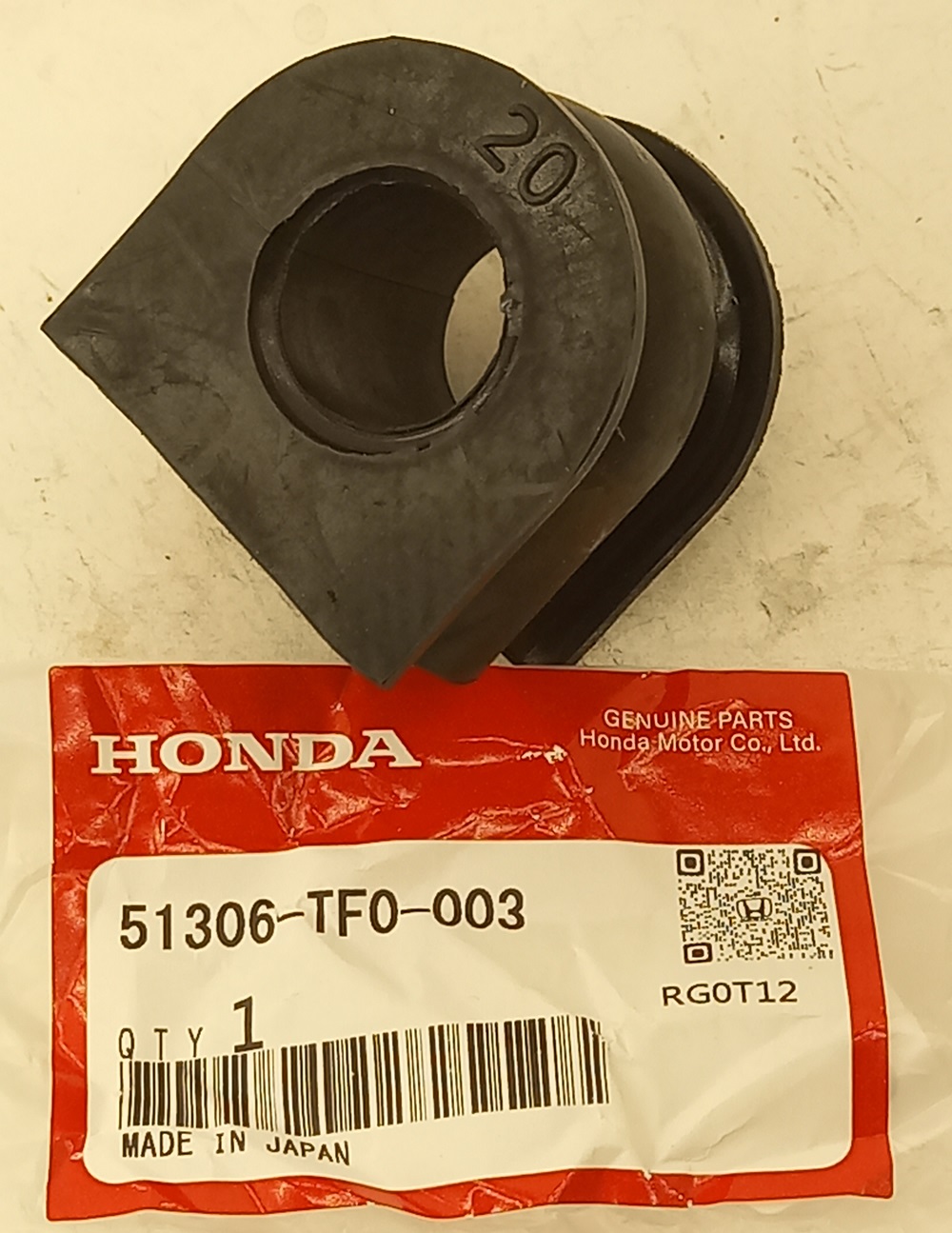 Втулка переднего стабилизатора Honda Fit